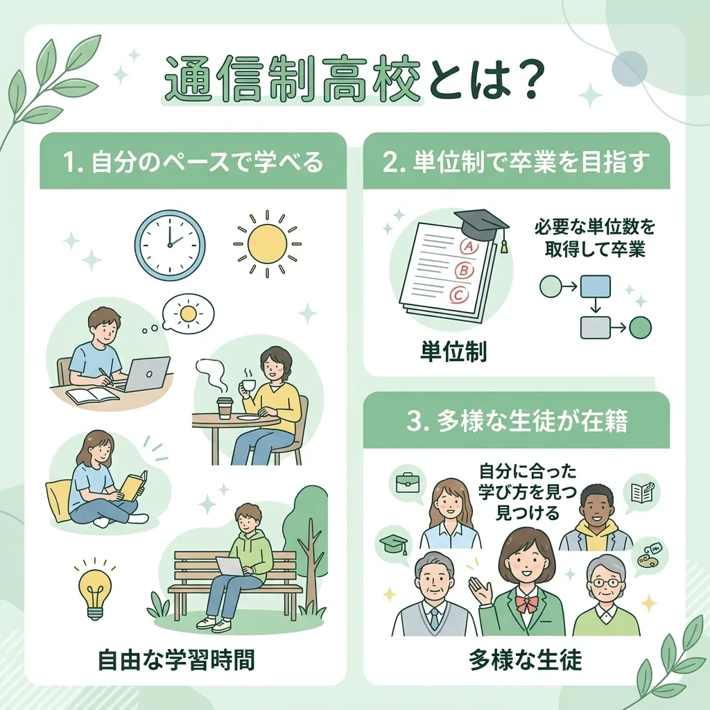 通信制高校とは？：柔軟な学習の仕組みと特徴