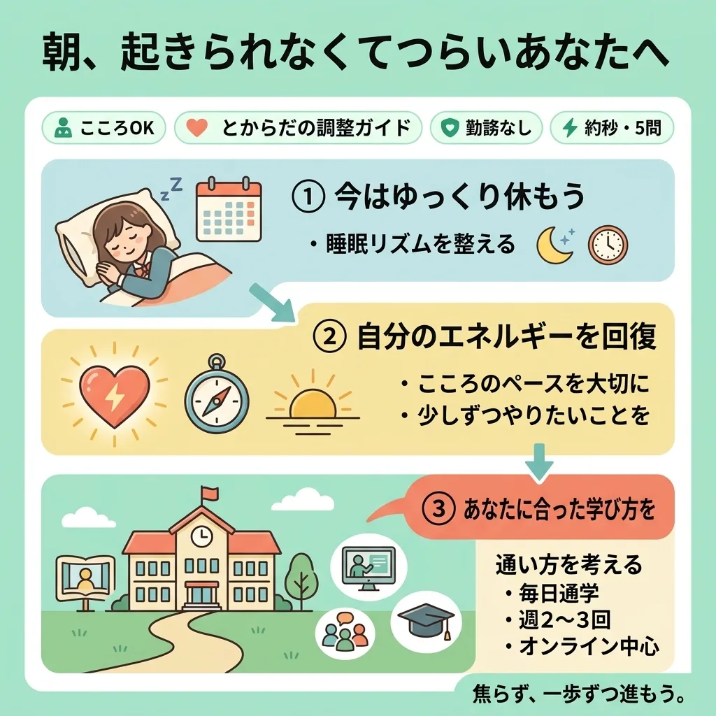 朝、起きられなくてつらいあなたへ:環境調整のヒント