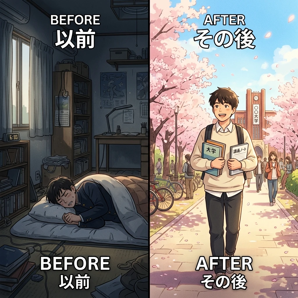 大学進学BeforeAfter